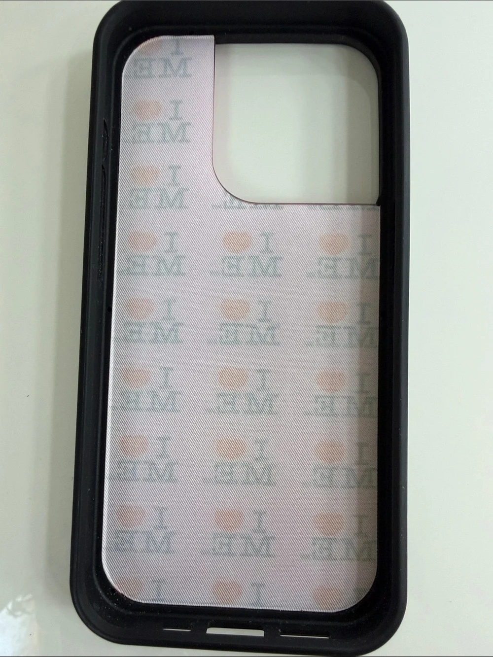 Pink I heart me iPhone 15 pro Wildflower Case